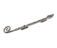 Frelan Hardware Window Furniture Pewter / 12"/300mm Frelan - Valley Forge 300mm Curly Tail Casement Stay - Pewter