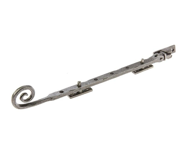 Frelan Hardware Window Furniture Pewter / 12"/300mm Frelan - Valley Forge 300mm Curly Tail Casement Stay - Pewter