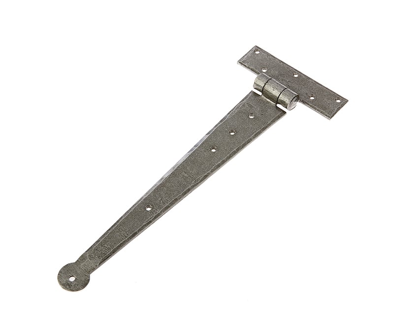 Frelan Hardware Hinges Pewter / Tee Hinges / 12" (304mm) Frelan - Valley Forge 300mm Tee Hinges - Pewter