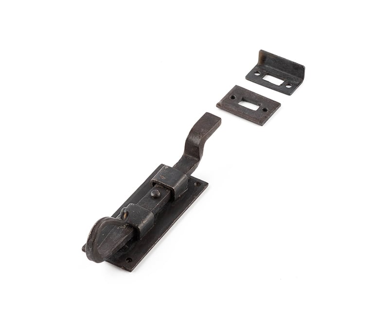 Frelan Hardware Accessories Beeswax / Cranked Surface Bolts Frelan - Valley Forge 91mm Shepherds Crook Necked Bolt - Beeswax