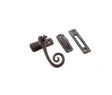 Frelan Hardware Window Furniture Beeswax Frelan - Valley Forge Curly Tail Casement Fastener - Beeswax