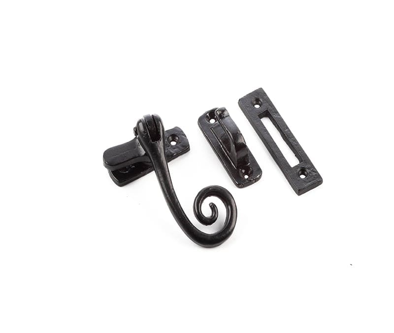 Frelan Hardware Window Furniture Black Frelan - Valley Forge Curly Tail Casement Fastener - Black