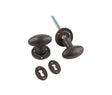 Frelan Hardware Door Furniture Beeswax / Mortice Knobs Frelan - Valley Forge Oval Mortice Knobs - Beeswax
