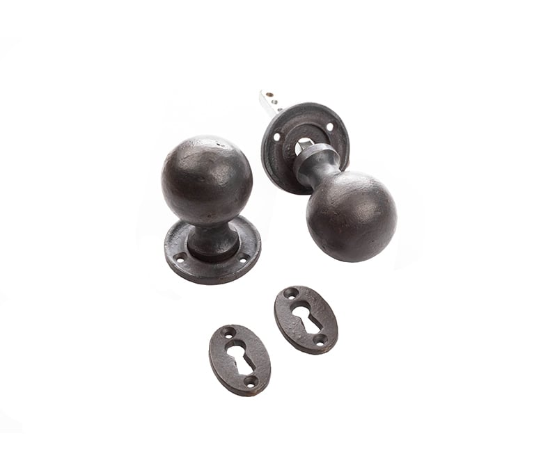 Frelan Hardware Door Furniture Beeswax / Mortice Knobs Frelan - Valley Forge Round Mortice Knobs - Beeswax