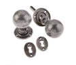 Frelan Hardware Door Furniture Pewter / Mortice Knobs Frelan - Valley Forge Round Mortice Knobs - Pewter