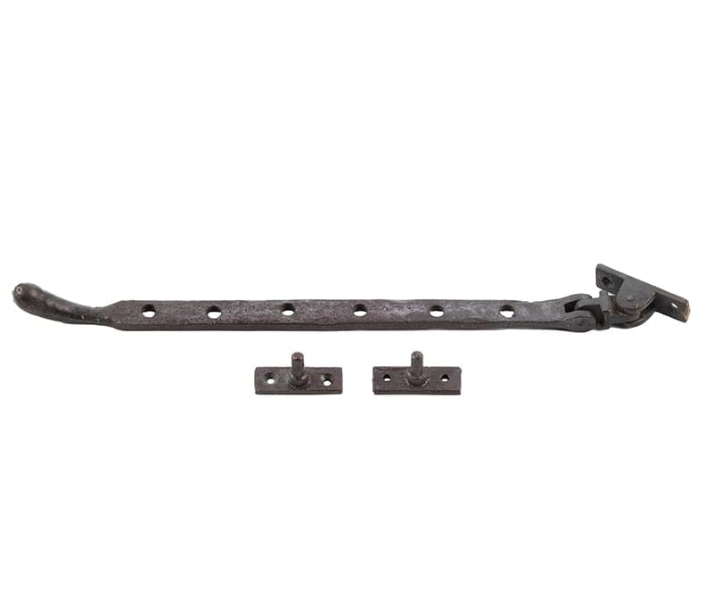 Frelan Hardware Window Furniture Beeswax / 12"/300mm Frelan - Vally Forge 300mm Bulb End Casement Stay - Beeswax