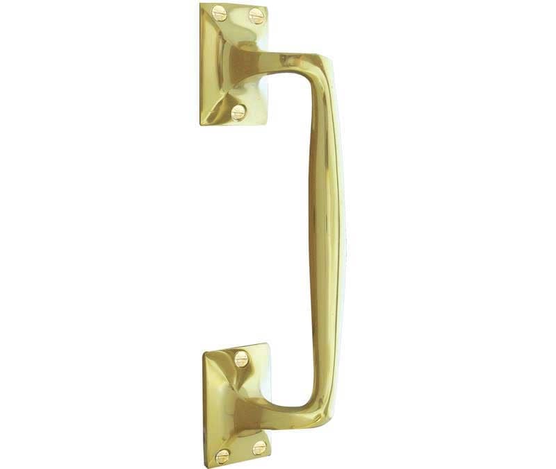 Frelan Hardware Door Furniture Polished Brass / Pull Handles (Face Fix) Frelan - Wessex 250mm Pull Handle - Polished Brass