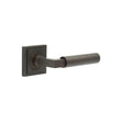 Frelan Hardware Door Furniture Dark Bronze Frelan - Westminster Door Handles Square Stepped Dark Bronze