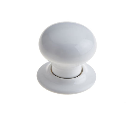 Frelan Hardware Door Furniture White / Mortice Knobs Frelan - White Porcelain Unsprung Mortice Knobs - White