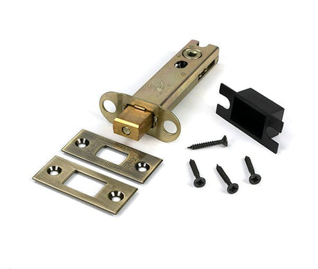 From The Anvil Locks & Latches Aged Brass / Tubular Dead Bolts / 4" / 102mm From The Anvil - Aged Brass 4" Heavy Duty Tubular Deadbolt