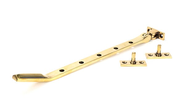 From The Anvil Window Furniture Aged Brass / 12"/300mm From The Anvil - Aged Brass Art Deco 12" Stay