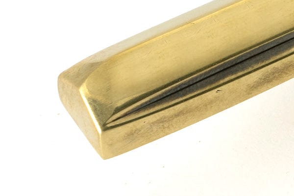 From The Anvil Window Furniture Aged Brass / Yes / Mortice & Hook Place From The Anvil - Aged Brass Locking Art Deco Fastener - RH