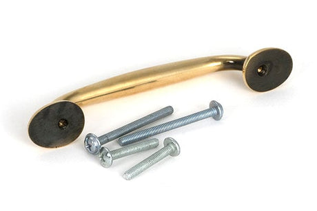 From The Anvil Cabinet Hardware Aged Brass / Cabinet Pull Handles / Small From The Anvil - Aged Brass Moore Pull Handle - Small