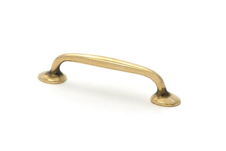 From The Anvil Cabinet Hardware Aged Brass / Cabinet Pull Handles / Small From The Anvil - Aged Brass Moore Pull Handle - Small