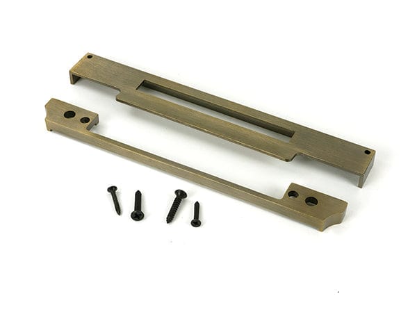 From The Anvil Locks & Latches Aged Brass / DIN Rebate Kit From The Anvil - Aged Brass Rebate Kit for Euro Din Sash Lock