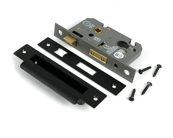 From The Anvil Locks & Latches Aged Bronze / DIN Euro Sash Lock / 2.5" / 65mm From The Anvil - Aged Bronze 2.5" Euro Profile Sash Lock