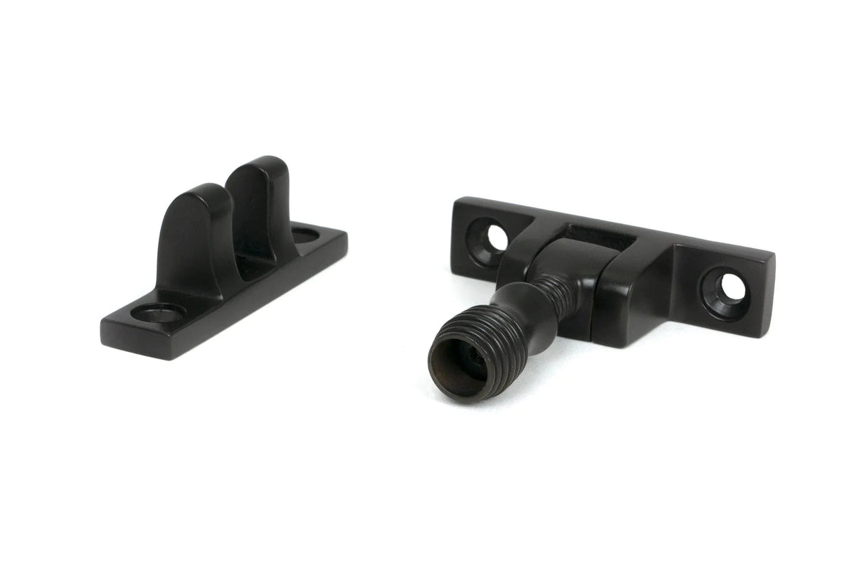 From The Anvil Window Furniture Aged Bronze / Sash Window Brighton Fasteners / Yes From The Anvil - Aged Bronze Beehive Brighton Fastener - Narrow (Square)