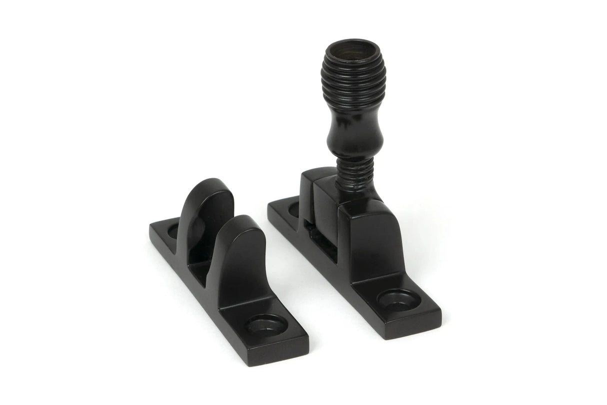 From The Anvil Window Furniture Aged Bronze / Sash Window Brighton Fasteners / Yes From The Anvil - Aged Bronze Beehive Brighton Fastener - Narrow (Square)