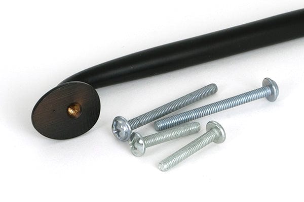 From The Anvil Cabinet Hardware Aged Bronze / Cabinet Pull Handles / Medium From The Anvil - Aged Bronze Moore Pull Handle - Medium