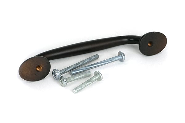 From The Anvil Cabinet Hardware Aged Bronze / Cabinet Pull Handles / Small From The Anvil - Aged Bronze Moore Pull Handle - Small