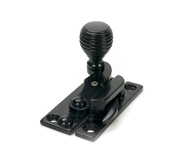 From The Anvil Window Furniture Black / Sash Window Hook Fasteners / Yes From The Anvil - Black Beehive Sash Hook Fastener