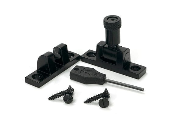From The Anvil Window Furniture Black / Sash Window Brighton Fasteners / Yes From The Anvil - Black Brompton Brighton Fastener - Narrow (Square)