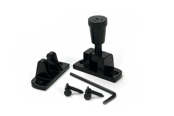 From The Anvil Window Furniture Black / Sash Window Brighton Fasteners / Yes From The Anvil - Black Brompton Brighton Fastener (Radiused)
