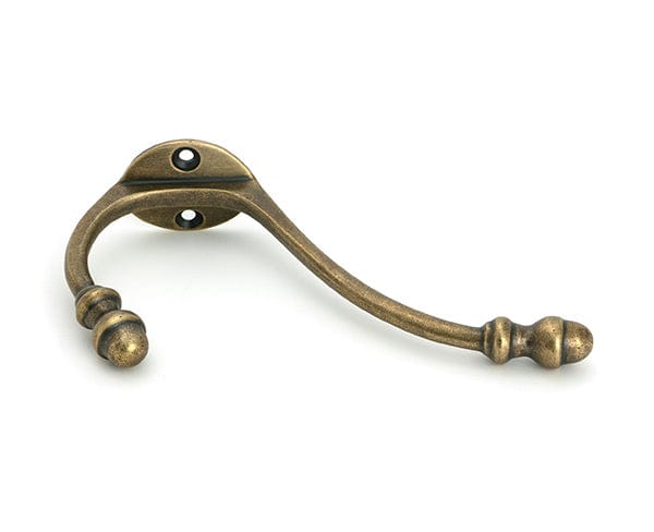 From The Anvil Accessories Burnished Brass / Hat & Coat Hooks From The Anvil - Burnished Brass Hat & Coat Hook