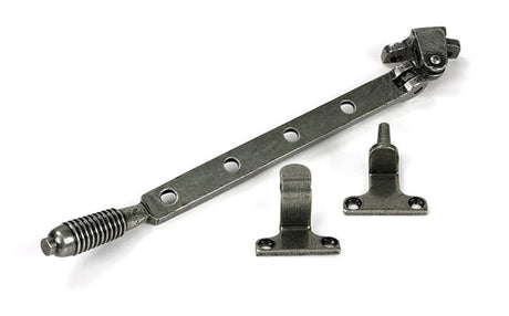 From The Anvil Window Furniture Pewter Patina / 10"/250mm From The Anvil - Pewter 10" Reeded Stay (Steel Window)