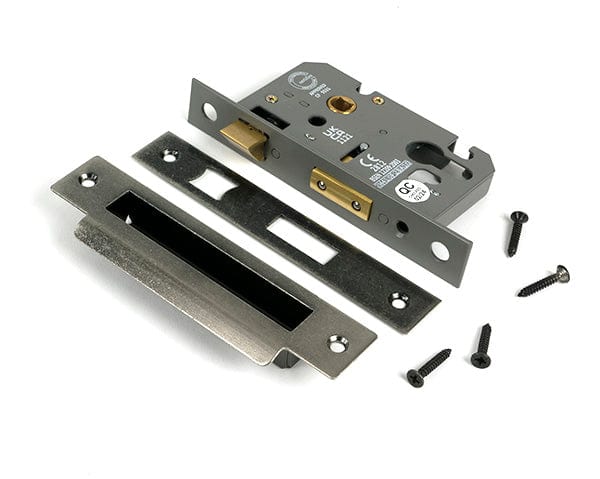 From The Anvil Locks & Latches Pewter Patina / DIN Euro Sash Lock / 2.5" / 65mm From The Anvil - Pewter 2.5" Euro Profile Sash Lock