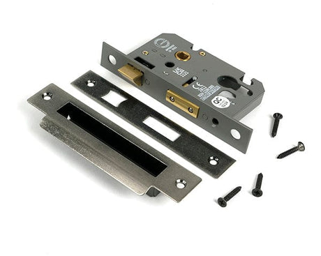 From The Anvil Locks & Latches Pewter Patina / DIN Euro Sash Lock / 2.5" / 65mm From The Anvil - Pewter 2.5" Euro Profile Sash Lock