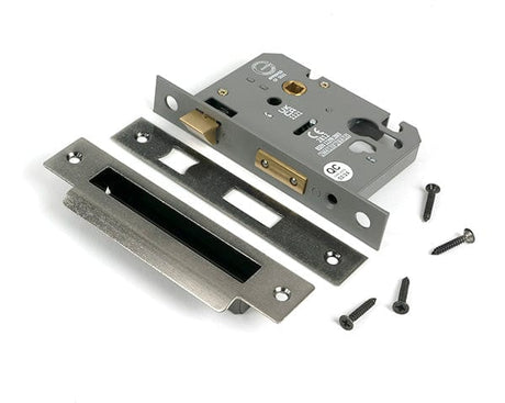 From The Anvil Locks & Latches Pewter Patina / DIN Euro Sash Lock / 3" / 76mm From The Anvil - Pewter 3" Euro Profile Sash Lock