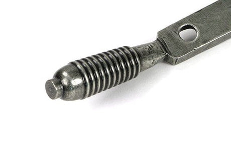 From The Anvil Window Furniture Pewter Patina / 8"/200mm From The Anvil - Pewter 8" Reeded Stay (Steel Window)