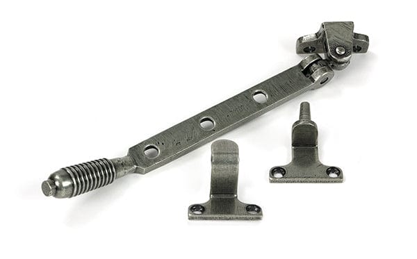 From The Anvil Window Furniture Pewter Patina / 8"/200mm From The Anvil - Pewter 8" Reeded Stay (Steel Window)