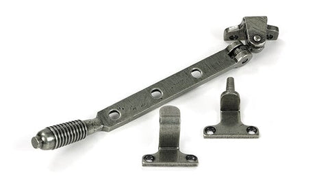 From The Anvil Window Furniture Pewter Patina / 8"/200mm From The Anvil - Pewter 8" Reeded Stay (Steel Window)