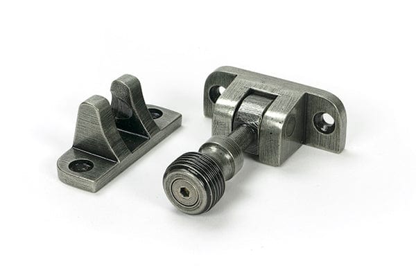From The Anvil Window Furniture Pewter Patina / Sash Window Brighton Fasteners / Yes From The Anvil - Pewter Beehive Brighton Fastener (Radiused)
