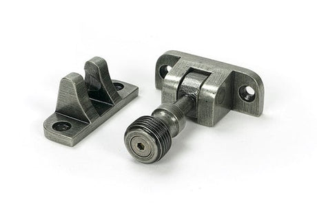 From The Anvil Window Furniture Pewter Patina / Sash Window Brighton Fasteners / Yes From The Anvil - Pewter Beehive Brighton Fastener (Radiused)