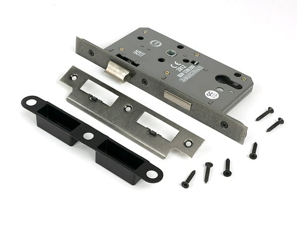 From The Anvil Locks & Latches Pewter Patina / DIN Euro Sash Lock / 2.5" / 65mm From The Anvil - Pewter Euro Din Sash Lock - 60mm Backset/72mm Centre