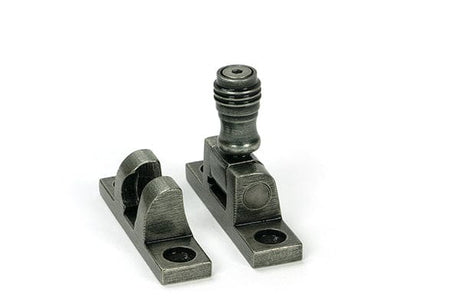 From The Anvil Window Furniture Pewter Patina / Sash Window Brighton Fasteners / Yes From The Anvil - Pewter Prestbury Brighton Fastener - Narrow (Square)