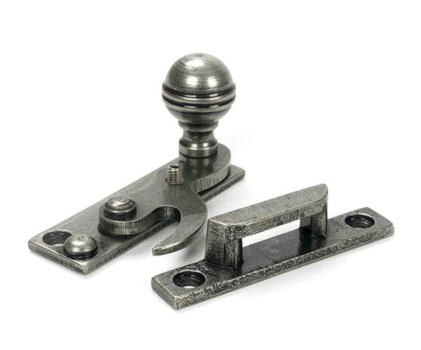 From The Anvil Window Furniture Pewter Patina / Sash Window Hook Fasteners / Yes From The Anvil - Pewter Prestbury Sash Hook Fastener