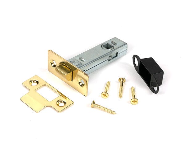 From The Anvil Locks & Latches Polished Brass / Tubular Mortice Latch / 3" From The Anvil - Polished Brass 3" Tubular Mortice Latch
