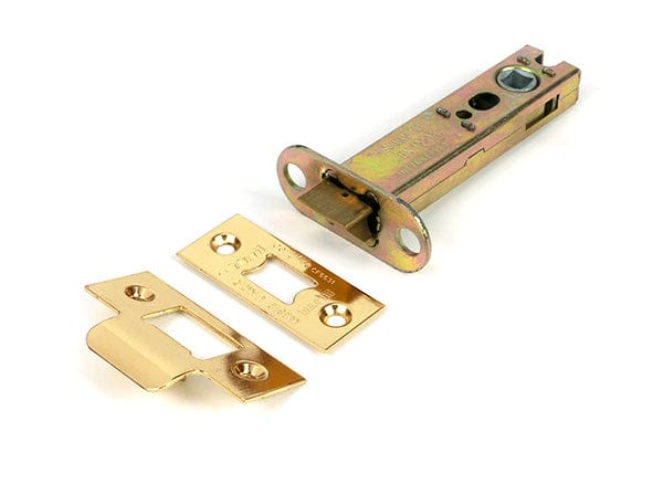 From The Anvil Locks & Latches Polished Brass / Tubular Mortice Latch / 4" From The Anvil - Polished Brass 4" Heavy Duty Latch