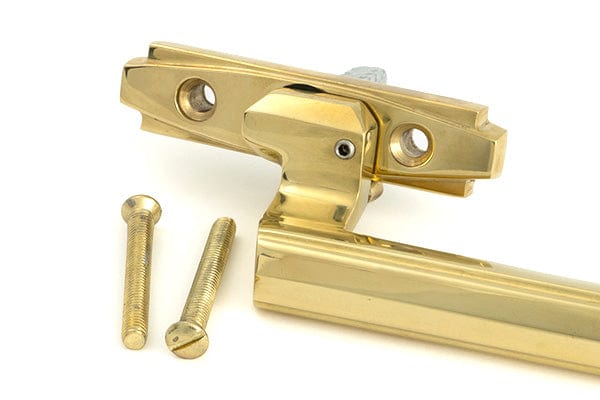From The Anvil Window Furniture Polished Brass / Left Hand / Yes From The Anvil - Polished Brass Art Deco Espag - LH