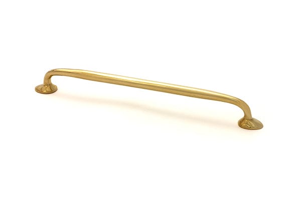 From The Anvil Cabinet Hardware Polished Brass / Cabinet Pull Handles / Large From The Anvil - Polished Brass Moore Pull Handle - Large