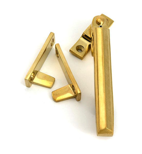 From The Anvil Window Furniture Polished Brass / Yes / Night Vent From The Anvil - Polished Brass Night-Vent Locking Art Deco Fastener