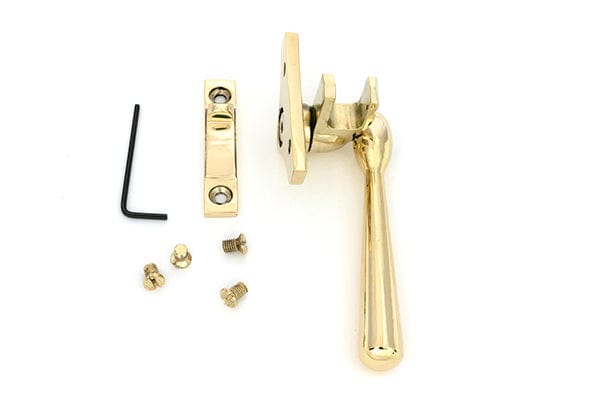 From The Anvil Window Furniture Polished Brass / Yes / Night Vent From The Anvil - Polished Brass Night-Vent Locking Newbury Fastener (Steel Window)