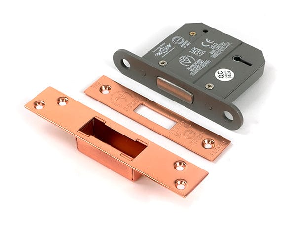 From The Anvil Locks & Latches Polished Bronze / 5 Lever Deadlocks / 3" / 76mm From The Anvil - Polished Bronze 3" 5 Lever BS Dead Lock KA