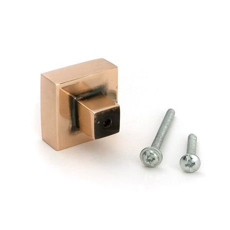 From The Anvil Cabinet Hardware Polished Bronze / Cabinet Knobs / 30mm Dia. From The Anvil - Polished Bronze Albers Cabinet Knob - 30mm