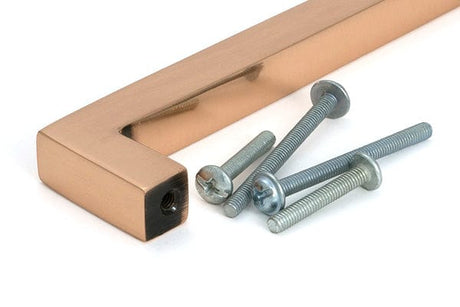 From The Anvil Cabinet Hardware Polished Bronze / Cabinet Pull Handles / Large From The Anvil - Polished Bronze Albers Pull Handle - Large