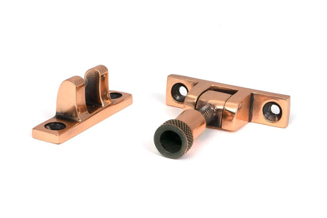 From The Anvil Window Furniture Polished Bronze / Sash Window Brighton Fasteners / Yes From The Anvil - Polished Bronze Brompton Brighton Fastener - Narrow (Square)